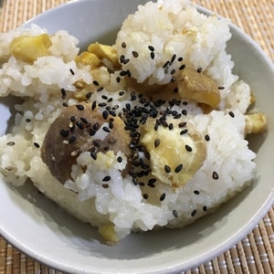 炊飯器で本格☆栗おこわ